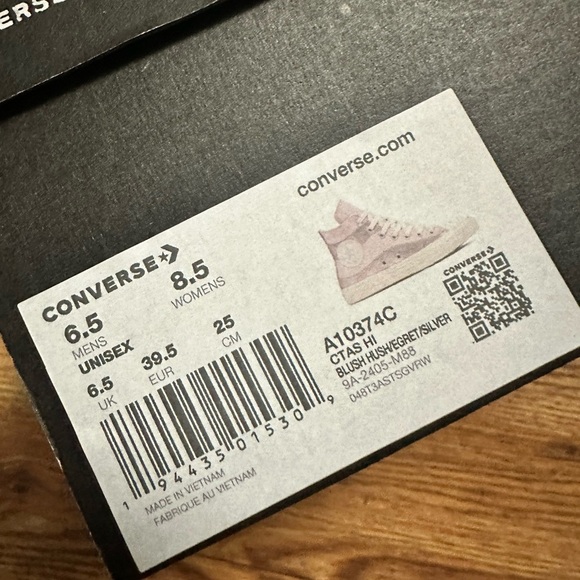 🆕 Converse Chuck Taylor All Star Suede And Canvas High Top Canvas Size 8.5 - Picture 6 of 13